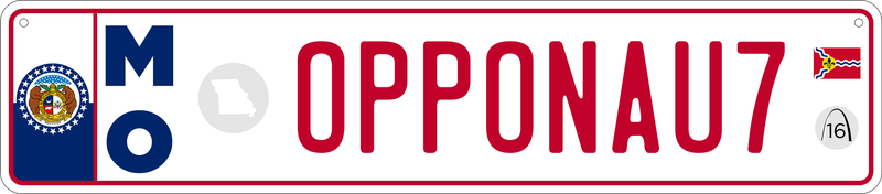 Illustration for article titled Reimagining US License Plates as Euro Plates - Installments 11-15 (IN, KS, MO, NC, SC)